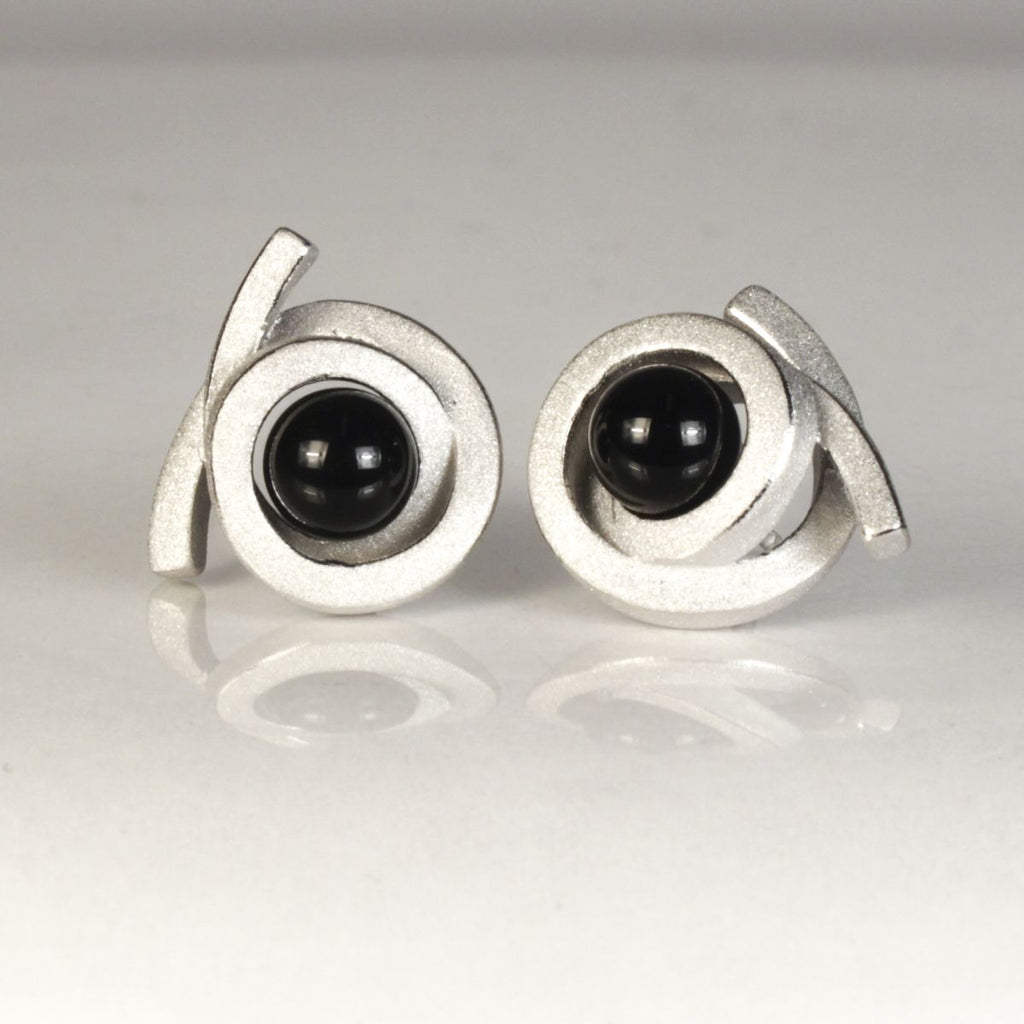 Ohrstecker Perl Spirale