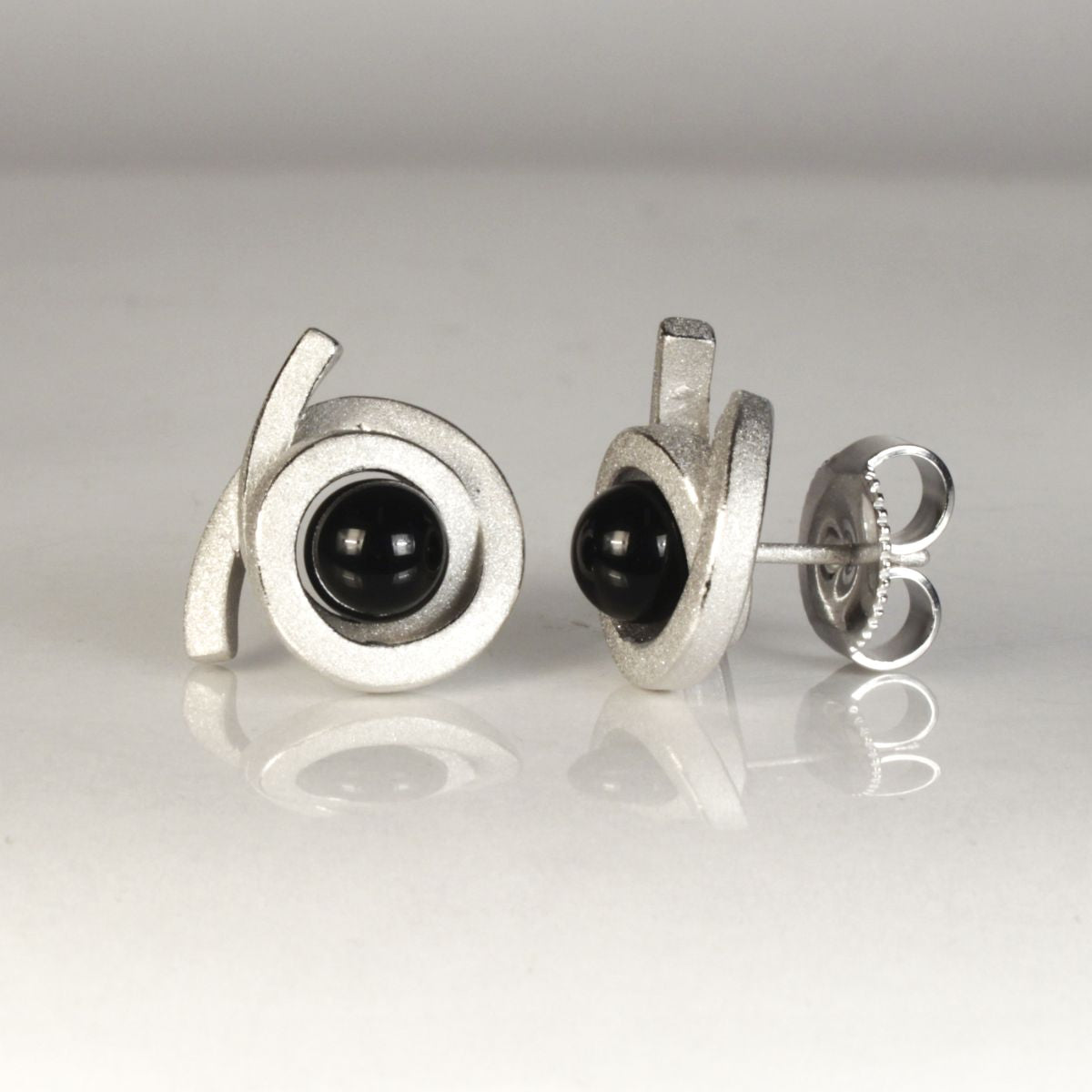 Ohrstecker Perl Spirale