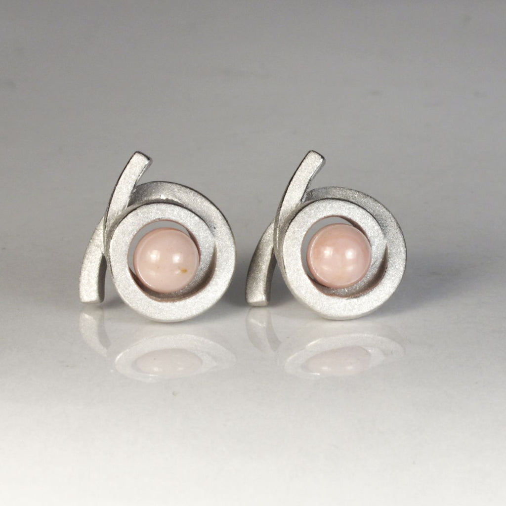 Ohrstecker Perl Spirale