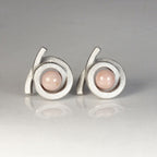 Ohrstecker Perl Spirale