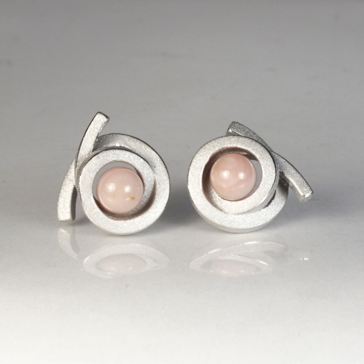 Ohrstecker Perl Spirale