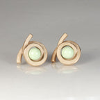 Ohrstecker Perl Spirale