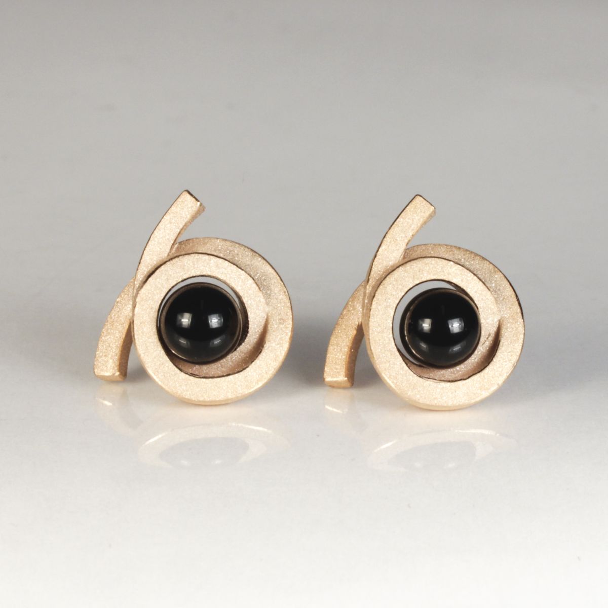 Ohrstecker Perl Spirale