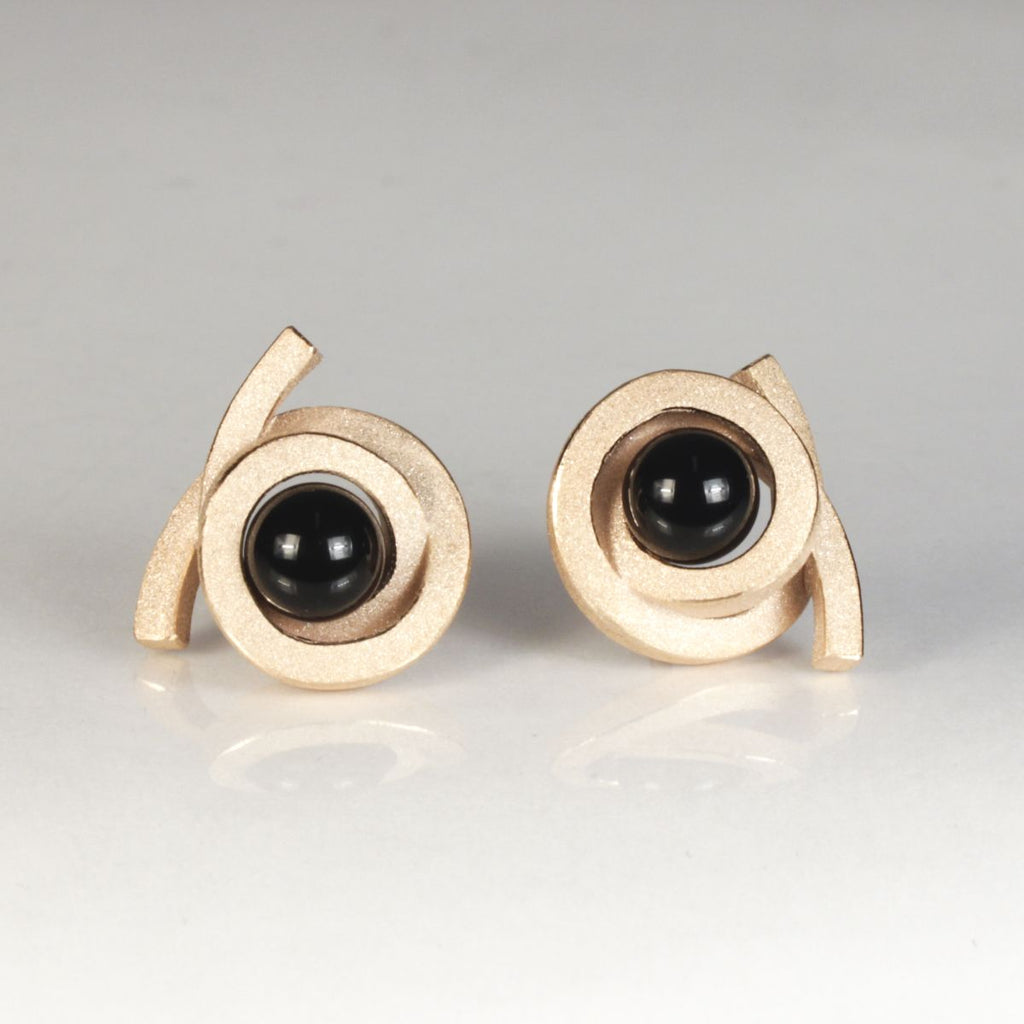 Ohrstecker Perl Spirale