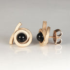 Ohrstecker Perl Spirale