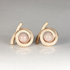 Ohrstecker Perl Spirale