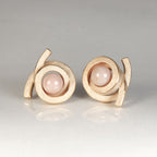 Ohrstecker Perl Spirale