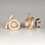 Ohrstecker Perl Spirale