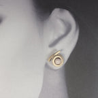 Ohrstecker Perl Spirale