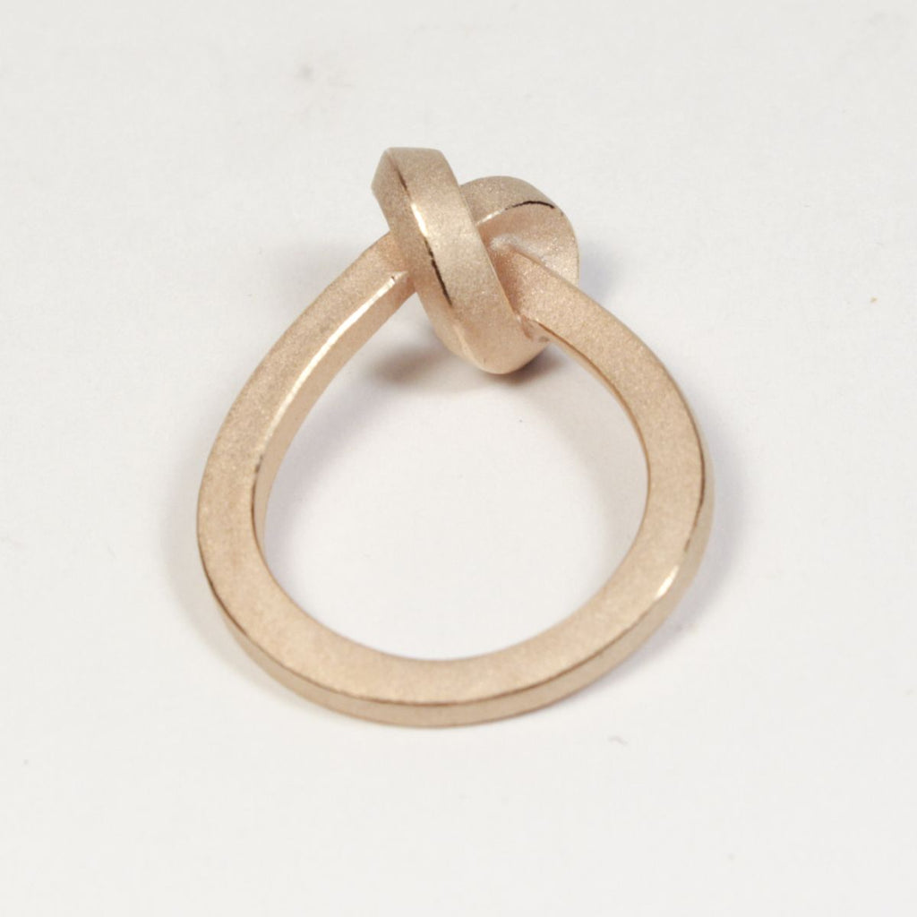 RIN 3 - Knoten Ring kantig