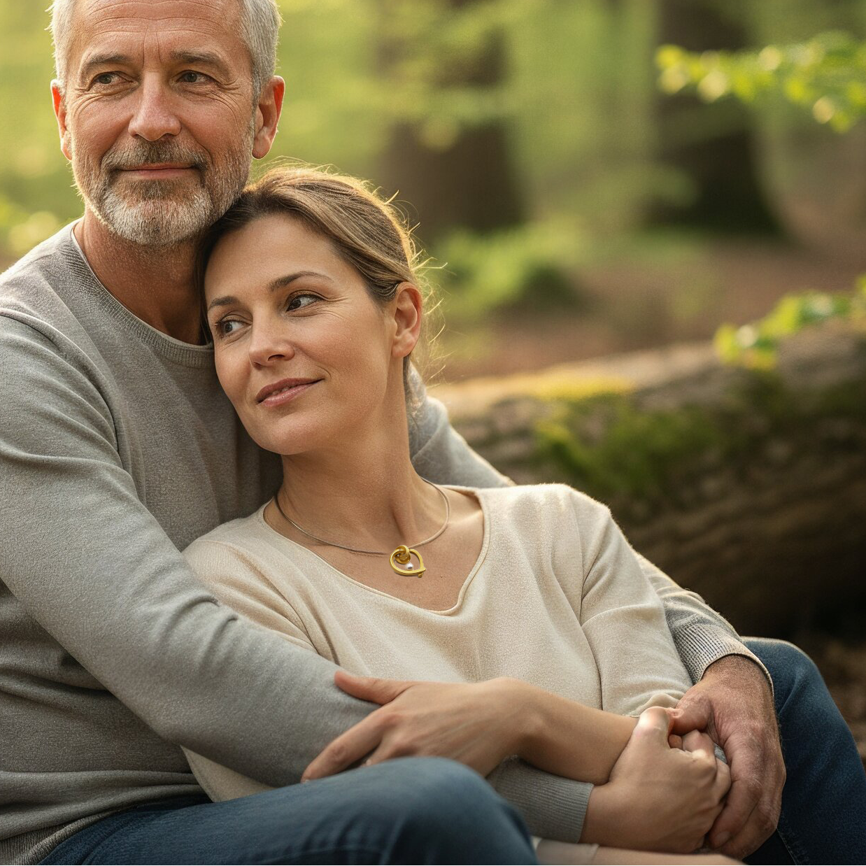 Herz mit Perle groß