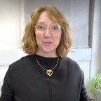 Herz mit Perle groß